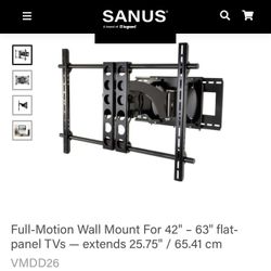 SANUS VMDD26 Fully Articulated TV mount 