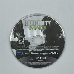 PS3 Call Duty MW3 Video Game