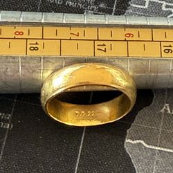 22k Wedding Ring/band Size 7