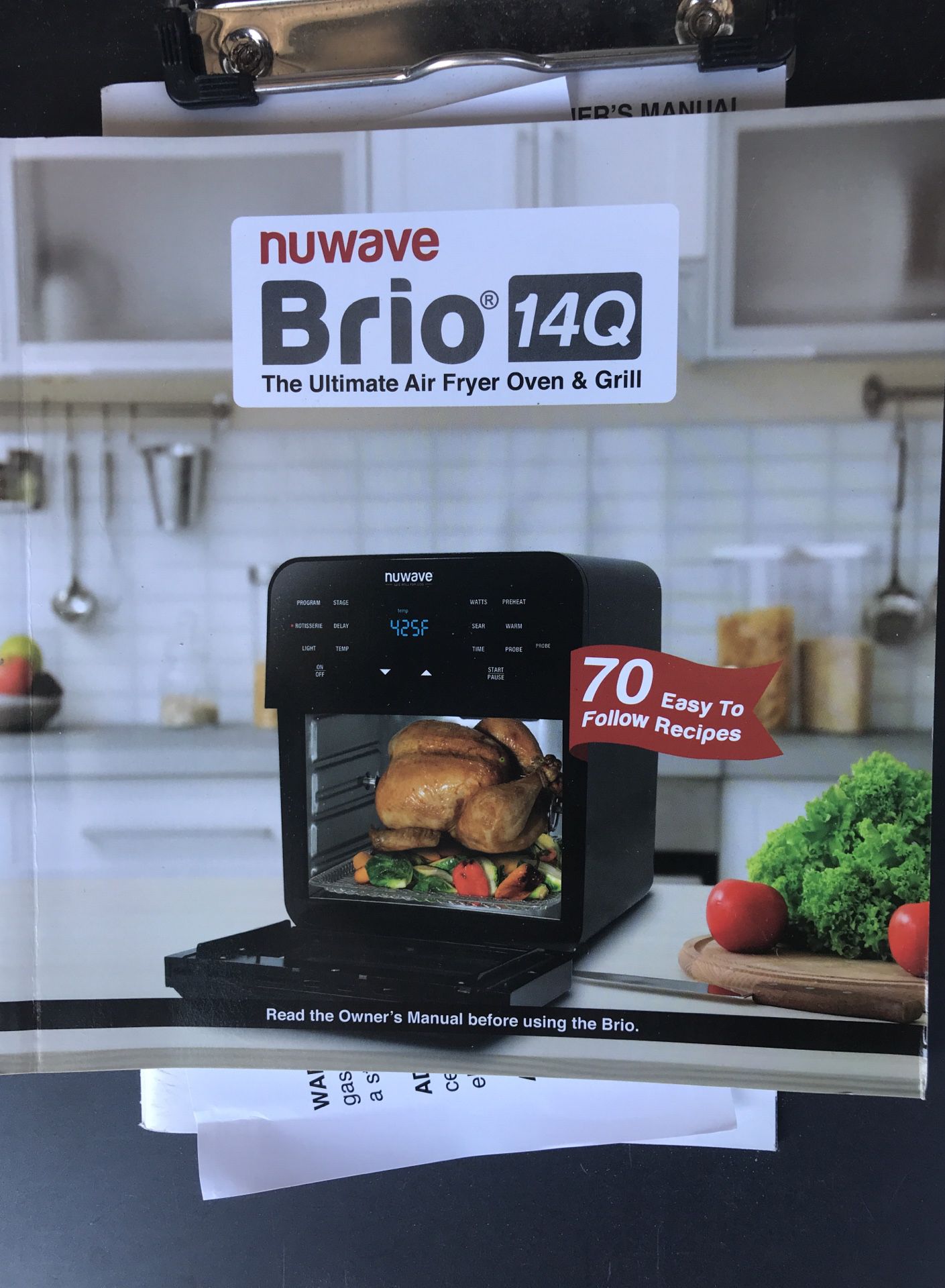NuWave Brio 14 Quart Air Fryer Oven & Grill