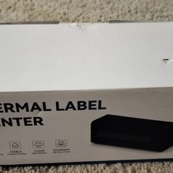 Thermal Label Printer with labels / see photos for more details/ new open box/ see description 👍👍