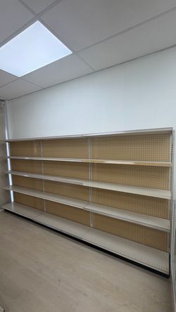 Pharmacy shelves
