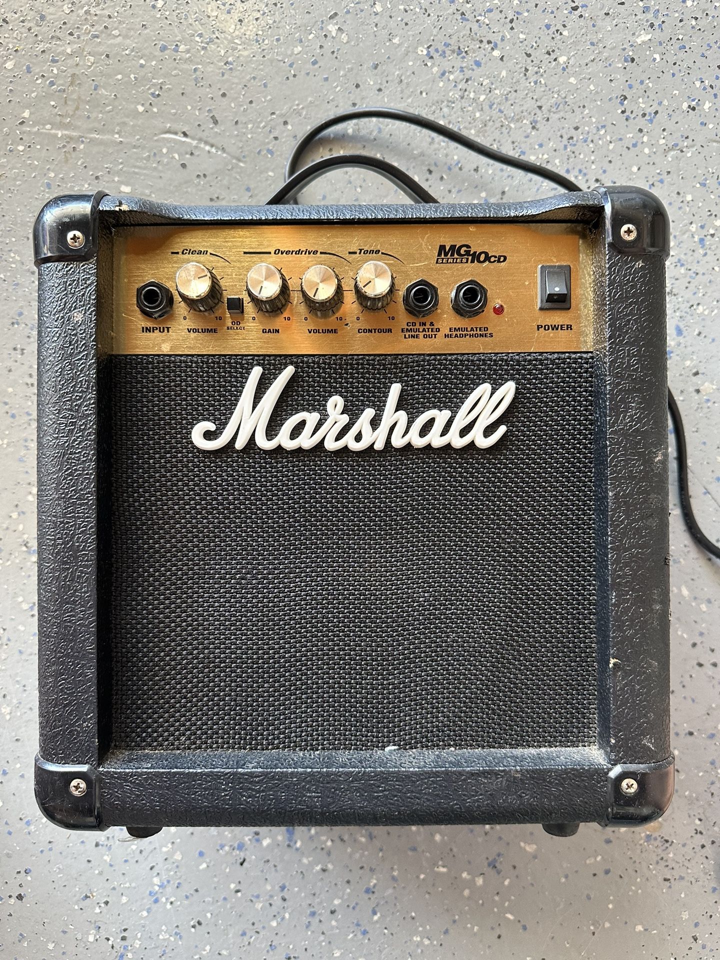 Marshall MG10CD Series 40 Watt Guitar Practice Amp Amplifier TESTED