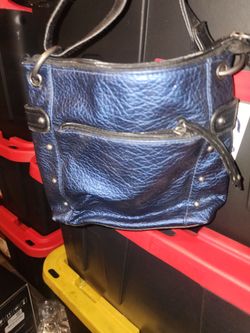 Blue purse lightly used