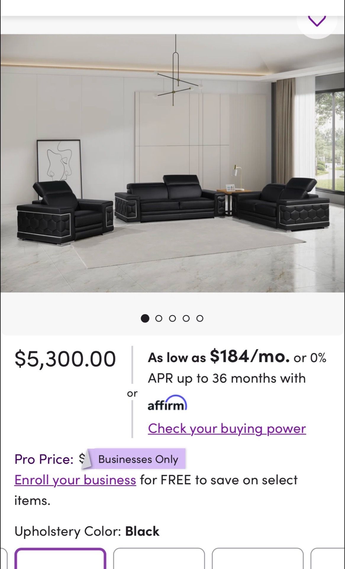 Sofa Set