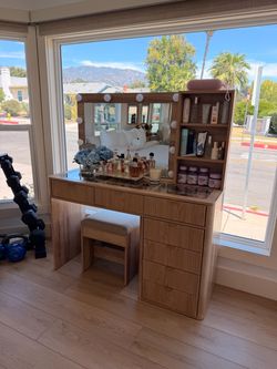 Oak vanity