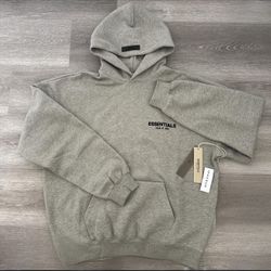 essential hoodie Dark Oatmeal size small