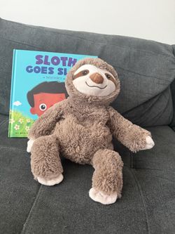 sloth microwavable warmie
