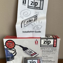 Iomega PCMCIA-to-SCSI Zip Notebook Personal Computer Adapter Card No Cable