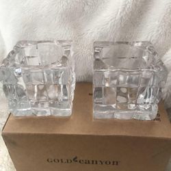 Gold Canyon Brand Candle Holder Set NEW 