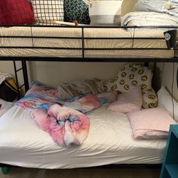 Bunk Bed Frame - Black Iron $100 OBO