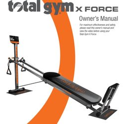 Total Gym -Like New With All Original Accessories