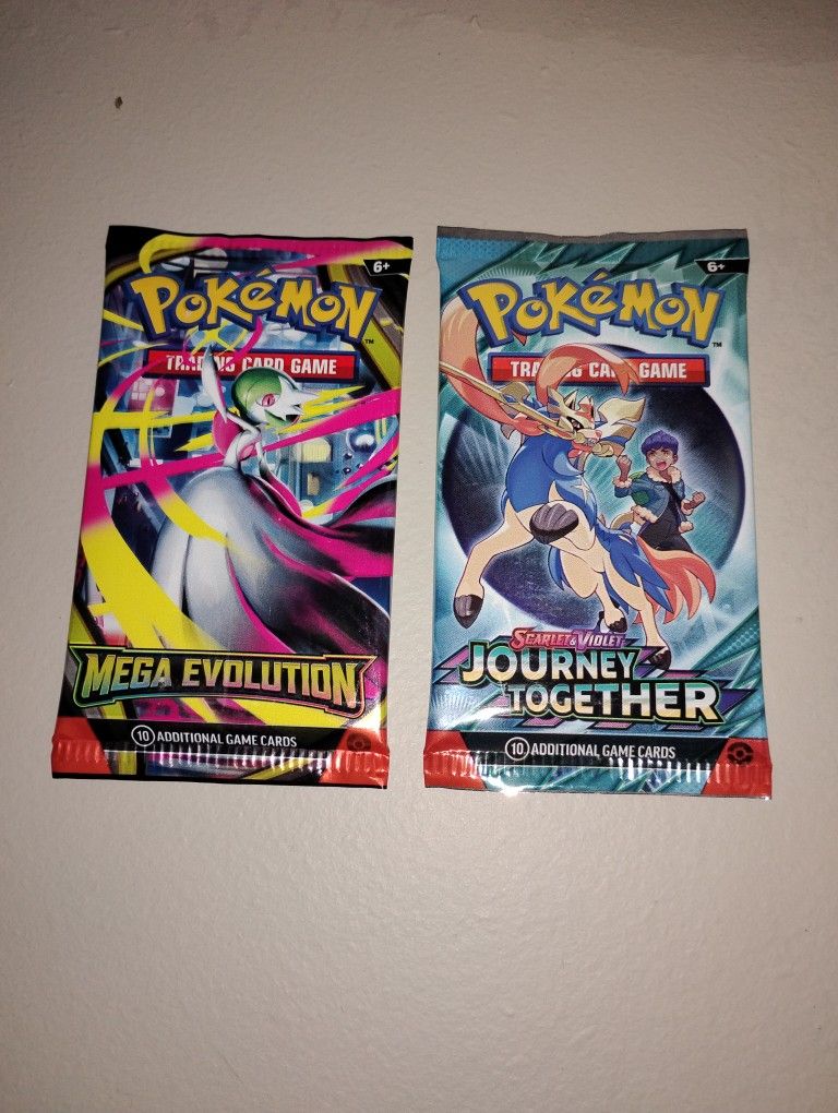 Pokémon Mega Evolution And Scarlet And Violet Journey Together Packs 