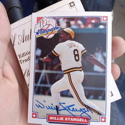 Signed Baseball Ball Card $50