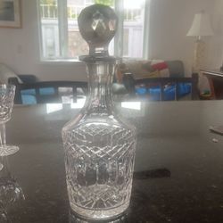 Waterford Crystal Decanter And Glassware