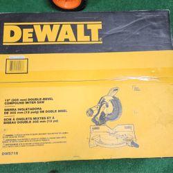 DeWALT DWS716 12" Compound Miter Saw