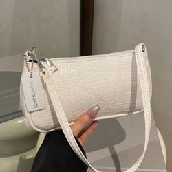 White Purse-Shoulder Bag