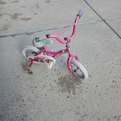 12 Inch Pink Girls Bike