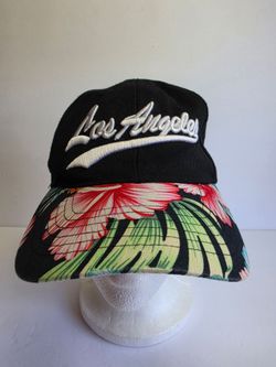 Women's Los Angeles Hat/Cap Adjustable Embroidered Tropical O/S