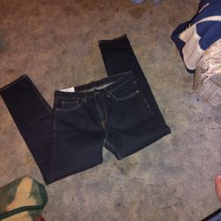 Slim Coupe H &M Dark Color Jeans Adult 32