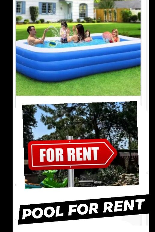 RENT A POOL NOW . AVOID THE SUMMER HEAT π