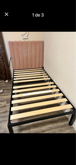 Cama twin con colchón