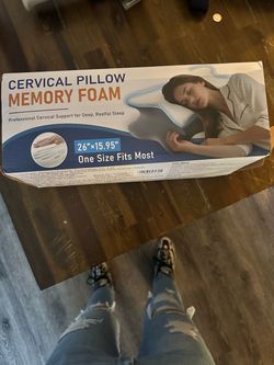 Cervical Memory Foam Pillow 26x15.95 Inch