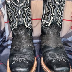 “ El General “Black Cowboy Boots 