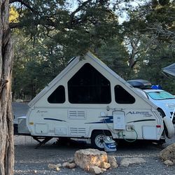 ALINER A-frame Folding Travel Trailer with Bath