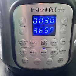 Instapot air frier and pressure cooker