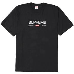 Supreme EST 1999 Tee Black