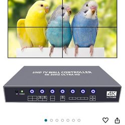 Video Wall Controller - 4k 30hz - 4 Channels 