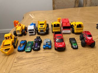 Mixed Toy Vehicle Bundle – Cars, Trucks & Construction