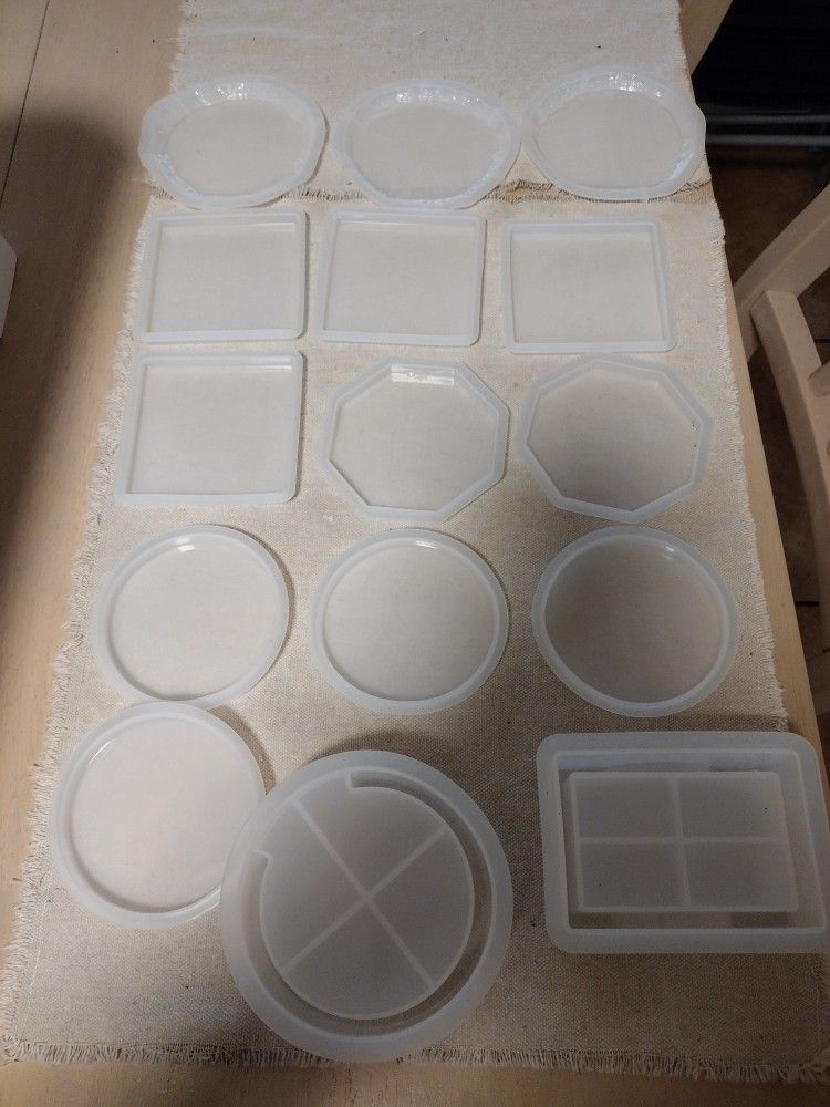 15 Silicone Resin Molds 