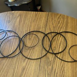 Metal Wall Decor - Black - Rings - Circles 