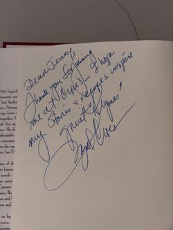 Jim Croce’s Widow, Ingrid Croce, Signed Book, “Thyme In A Bottle”. Like New. 
