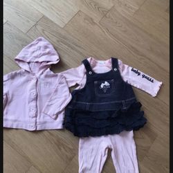 Guess Baby Girl Clothing Set 3-6 Months 