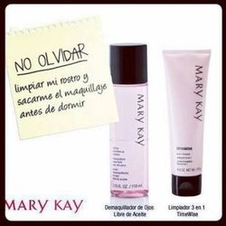 Mary Kay Demaquillante y Jabon limpiador