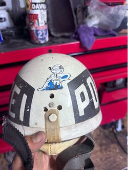 Vintage German police helmet