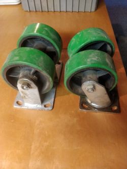5 inch caster set