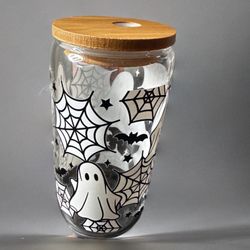 Halloween Ice Coffee Glass