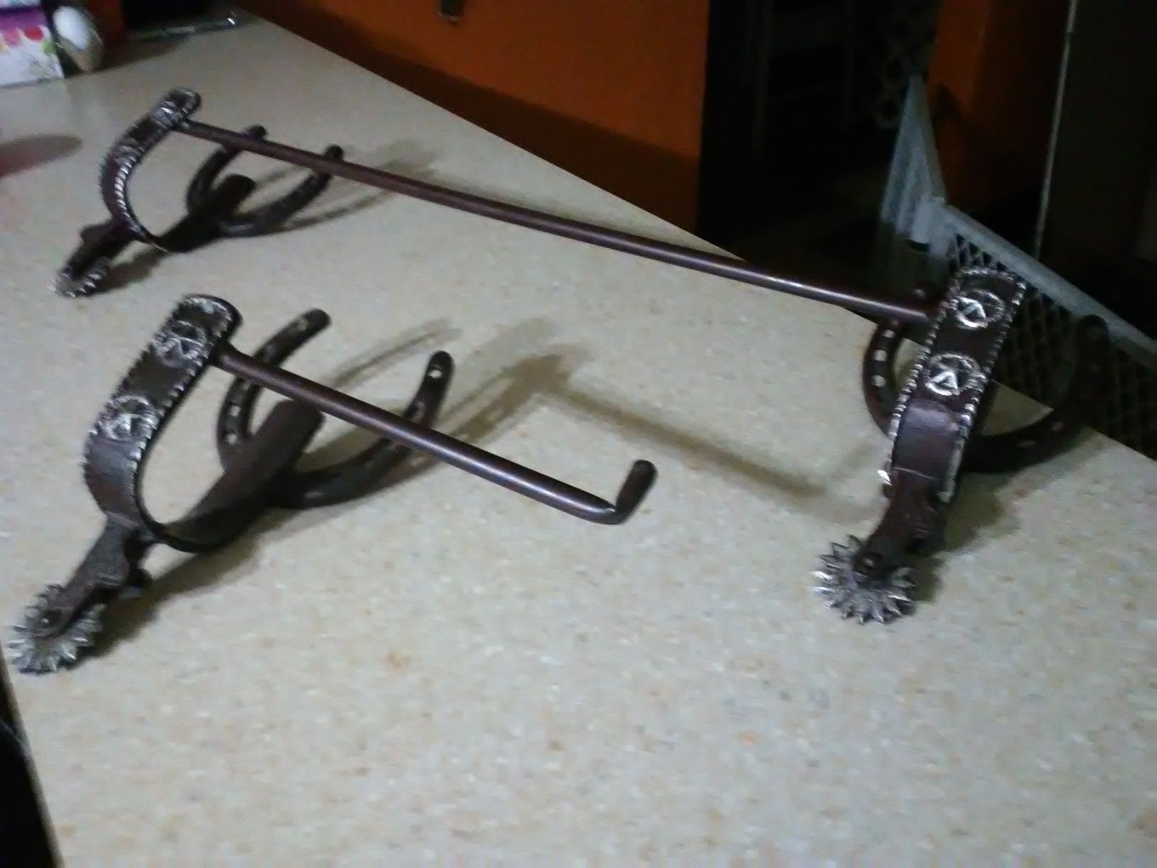 Bathroom hand towel holder like new