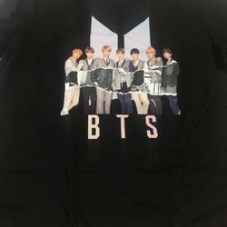 BTS Black Tshirt Size L
