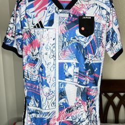 Soccer Jerseys jersey futbol dragon Ball, Z size large Portugal 🇵🇹 Messi Argentina 🇦🇷 Neymar jr Brasil 🇧🇷 Kylan Mbappe france 🇫🇷 player versio