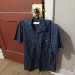 Men Striped Lapel Short Sleeve Shirts with Pockets Summer Oversize Korean Style Casual Shirt