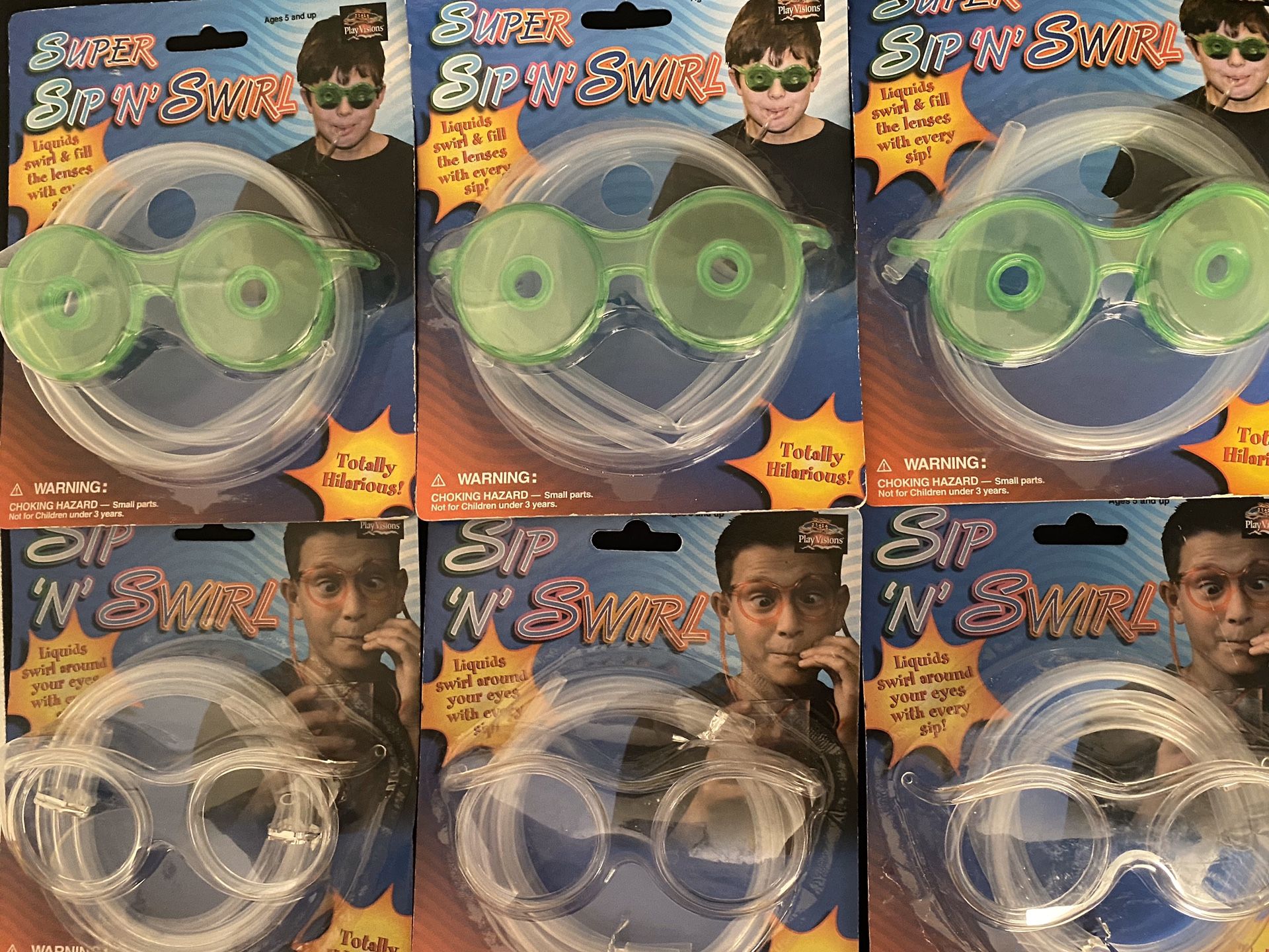 Sip ‘N’ Swirl (clear) and/or Super Sip ‘N’ Swirl