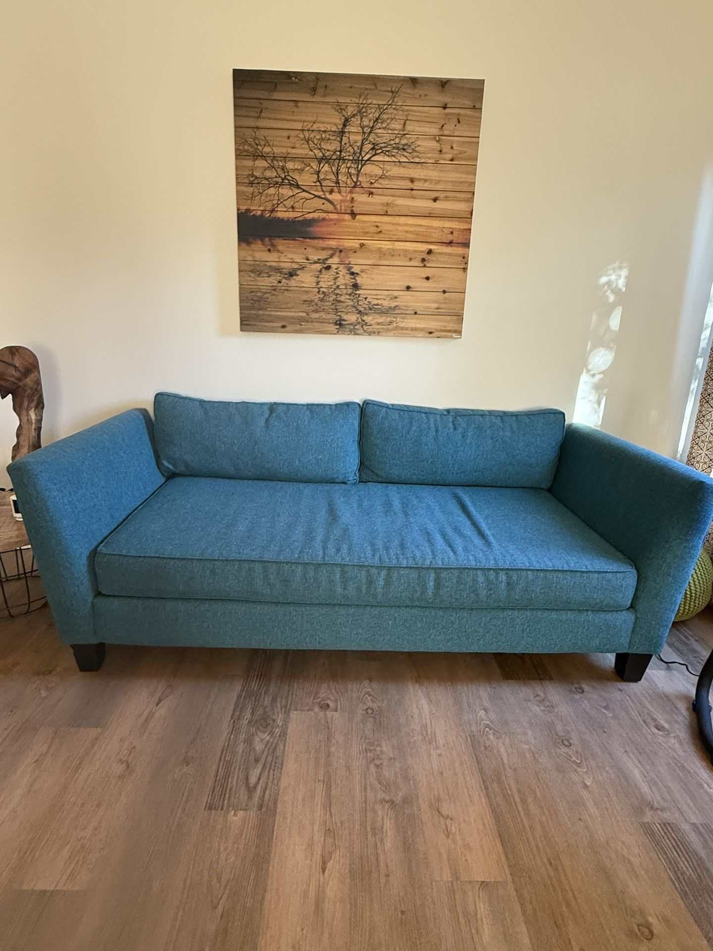 Teal Sofa