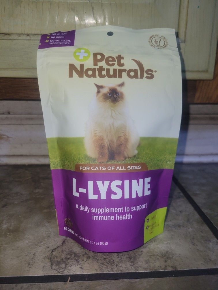 Pet Naturals L-Lysine 60 Cat Chews