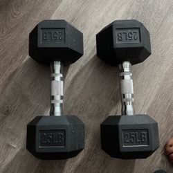 25 Lb Dumb Bells