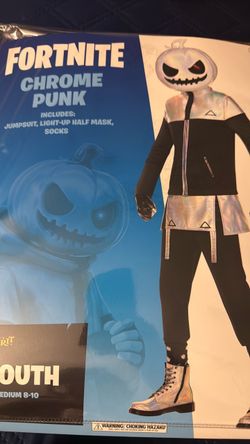 Fortnite chrome Punk costume